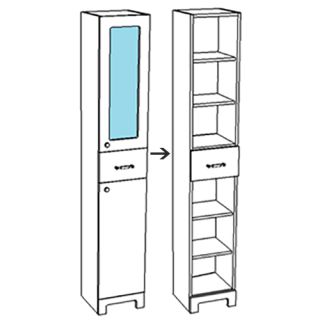 Пенал Corozo Прованс 30см белый SD-00000470